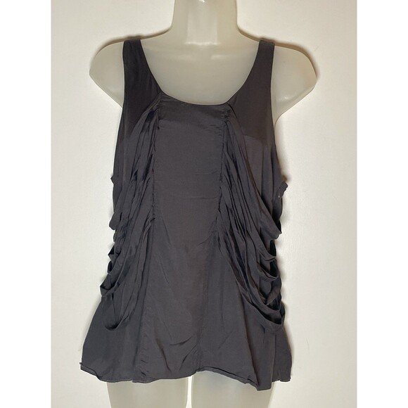 Loeffler Randall Tank Top Designer Women’s Gray M Size 10 READ - Picture 1 of 7